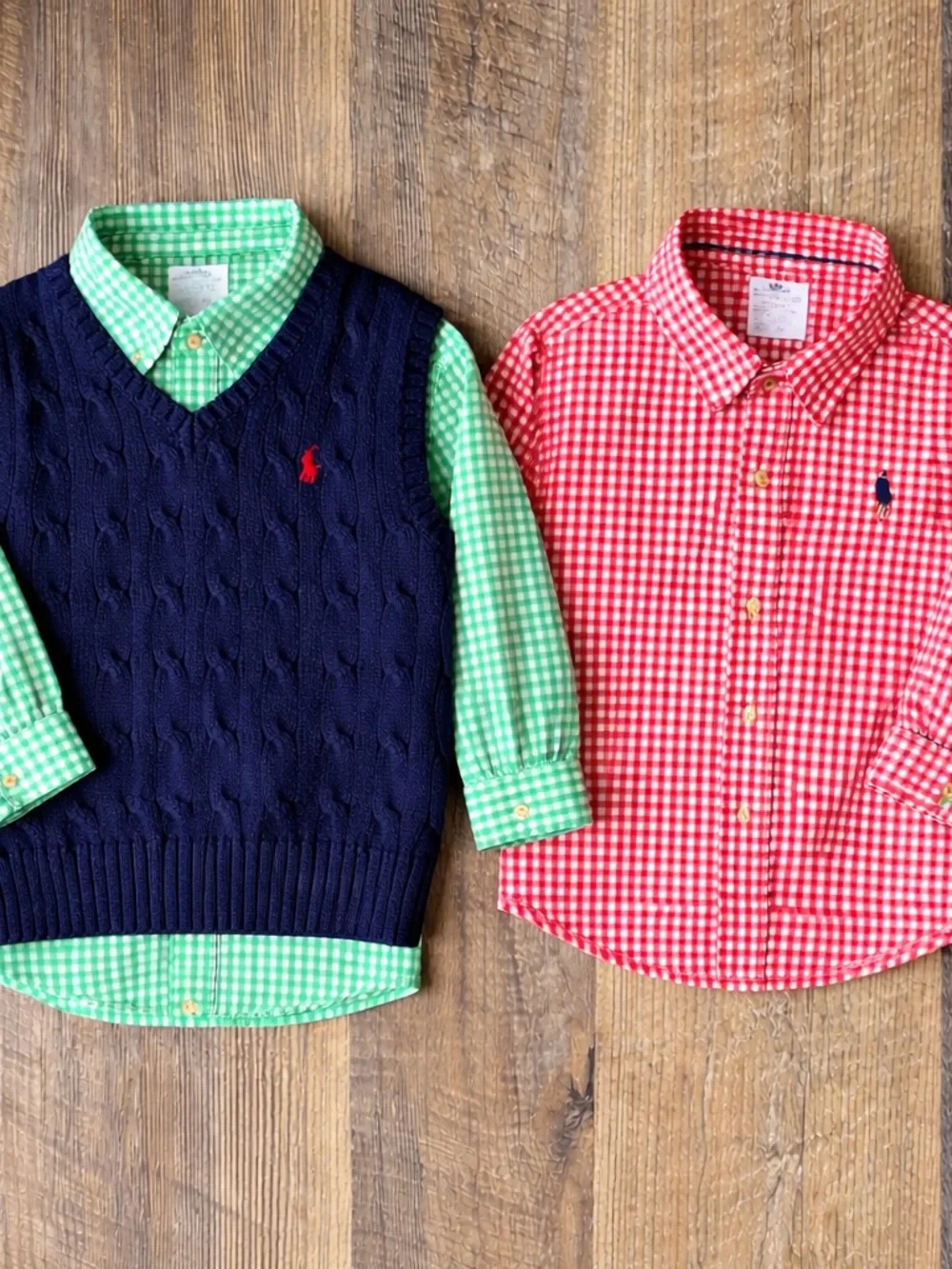 Polo Ralph Lauren Toddler Outfit Bundle 2T Vest 18M Shirts‎ Preppy